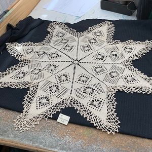 Vintage Hand Crochet Doily